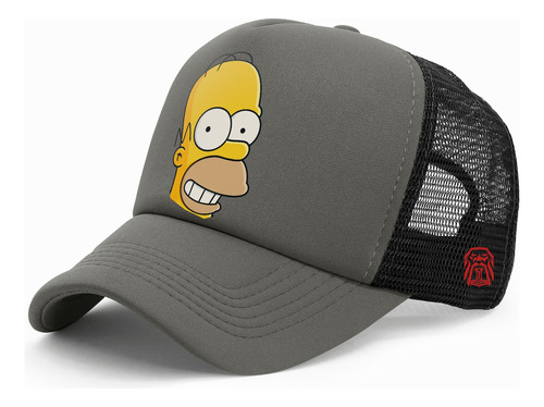 Gorra Trucker Clasica Cara De  Homero Simpson  0001