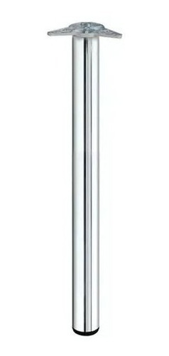 Imagen 4 de 5 de Pata Mueble Cilíndrica 110 Cm - Cromada