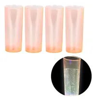 Comprar Vaso Trago Largo X 20 Fluo Pastel Cristal Fluo Descartable Color Cristal Fluo Naranja