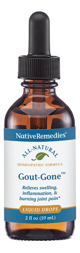Nativeremedies Gout-gone - Formula Homeopatica Natural Para 