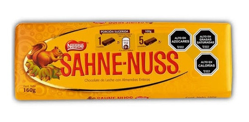 Chocolate  Sahne Nuss 160g(1 Unidad)-super