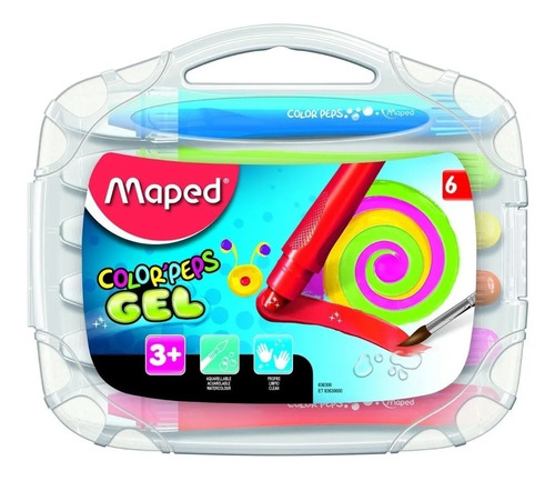 Crayones De Gel Color Peps X6 Maped 836306