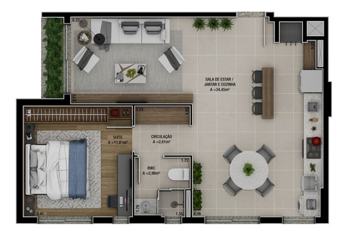 Imagem 11 de 23 de Garden Residencial Para Venda, Centro, Passo Fundo - Gd5874. - Gd5874-inc