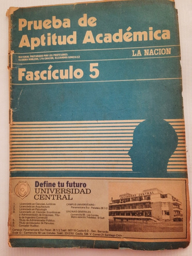 Prueba De Aptitud Académica Fascículo 5 - 1984