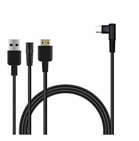 Huion Cable 3 En 1 Para Monitor Gráfico Kamvas Pro 16 Pro 13