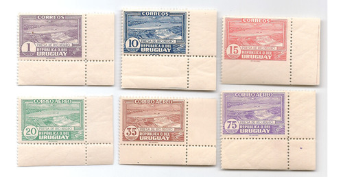 Uruguay Yv 501/2/3+ Ae 82/3/6 Mint Cat U$30 Añ 1937 Represa 