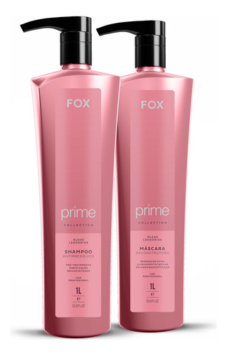 Kit Escova Progressiva Fox Prime 2x1000ml