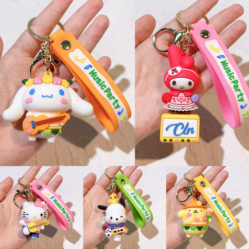 Llavero Goma Kuromi/kitty/sanrio X12 X Mayor Surtidos
