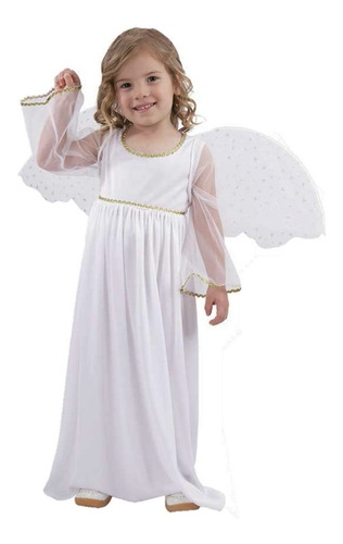 Disfraz Angel Con Alas Excelente Calidad