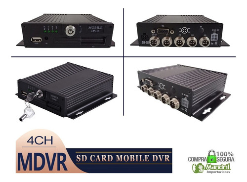 Dvr Vehicular 512gb Camaras Ahd Ambulancia Camión Ómnibus