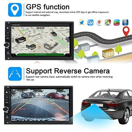 Radio Vehiculo Android Doble Din Gps Navegacion Estereo