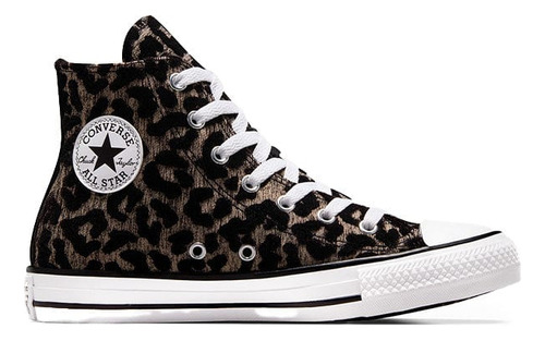 Zapatilla  Converse Chuck T Hi Leopard Love Neg