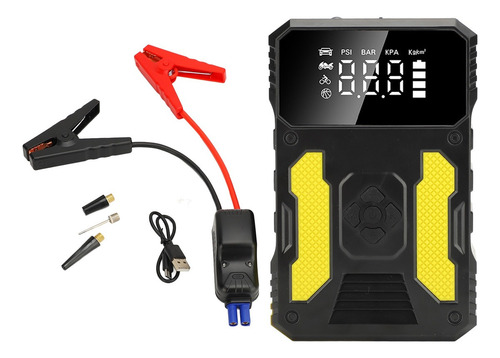 Arrancador De Batería De Auto Portátil 2000a Inflador 150psi