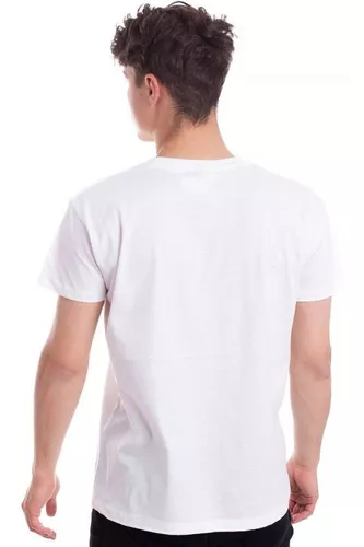 Camiseta Canarinho Brasileiro Pistola Mandrake T-Shirt Cor:Branco;Tamanho:P