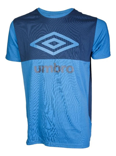 Camiseta Umbro Hombre Block Uw2240h-azul