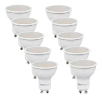 Comprar Pack X 10 Lamparas Dicroicas Led 5w Luz Fria 110º Gu10 220v Color De La Luz Blanco Frio Trefilight