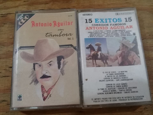 Antonio Aguilar Con Tambora Vol. 1 / 15 Exitos ( Casette )