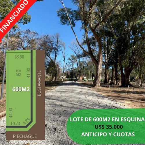 Imagen 1 de 6 de Financiado Hermoso Lote En Esquina De 600m2 En Barrio Parque Tortuguitas