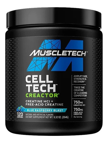 Creatina Cell Tech Creator - Muscletech - 120 Servicios