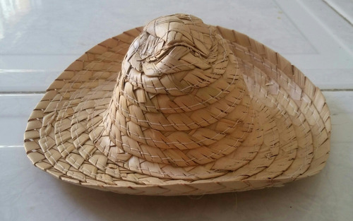 12 Sombrero Charro De Palma Miniatura 15 Cm Recuerdos