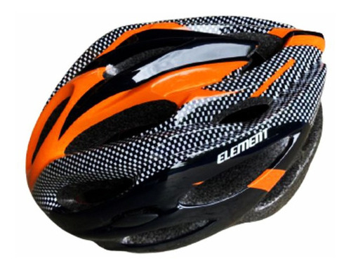 Capacete De Ciclismo Element Mtb Com Vista Ligth Mtb Speed Cor Laranja Tamanho M