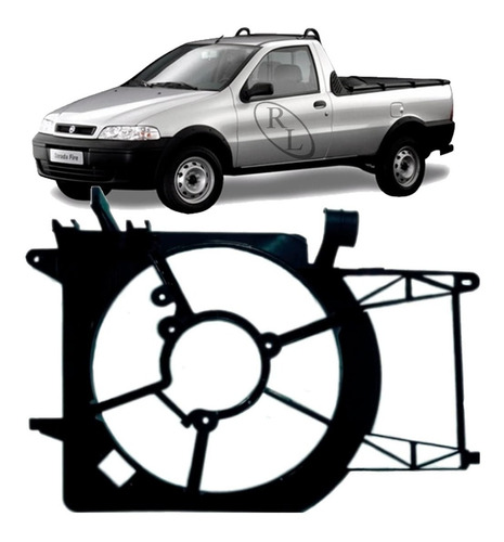 Defletor Da Ventoinha Strada 2003 2004 2005 2006 Mod. Valeo