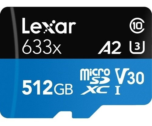 Tarjeta De Memoria 512gb 633x Microsdhc / Microsdxc U High P