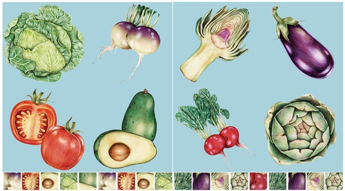 Vinilos Decorativos Azulejos Adhesivos Vegetales 1 Verduras