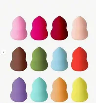Comprar Set\u002Fcaja 12pz Esponjas Puffs Para Maquillaje Varios Colores