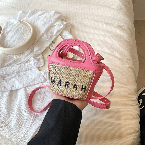 Bolso Bandolera De Paja Princess Little Girl Out