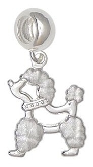 Imagem 1 de 1 de Berloque Prata Cachorro Poodle