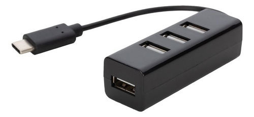 Pocket Hub Usb C 4 Portas Usb 2.0 Portátil P/ Celular Tablet
