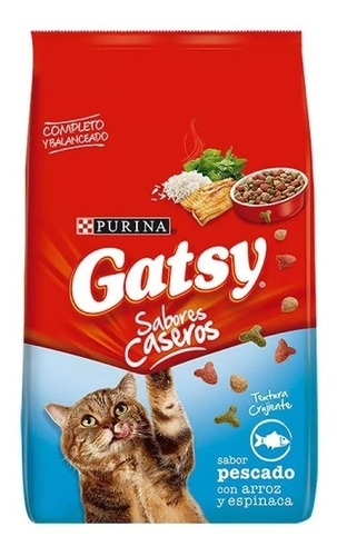 Gatsy Comida Para Gato Pescado Arroz Y Espinaca Por 17 Kilos