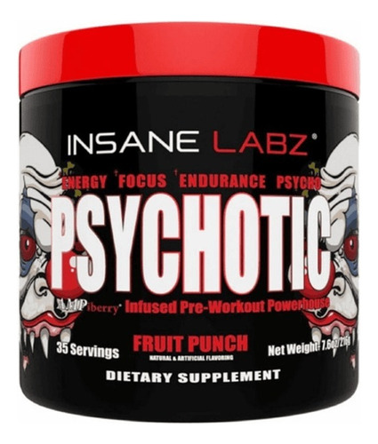 Psychotic Red 35 Servicios Insane Labz