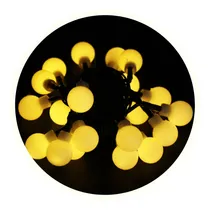 Comprar Luces De Navidad X20 Bolitas A Pilas Guirnalda Led 3mts Luces Calidas