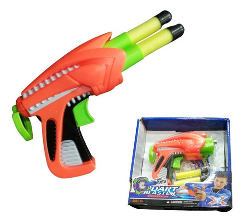  Set Juguete Pistola Tipo Nerf 3 Balines + 24 Dardos Niño 