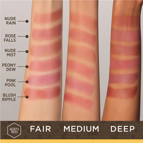 Labial Brillante Burts Bees Glossy 3.4g Color 503 Nude Mist