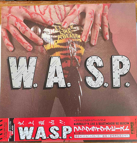 Ep Wasp Animal F**k Like A Beast Vinilo Japonés Con Pegatina (Usado)