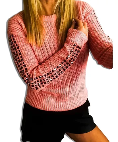 Sweater Sueter Mujer Lana Suave Liso Invierno