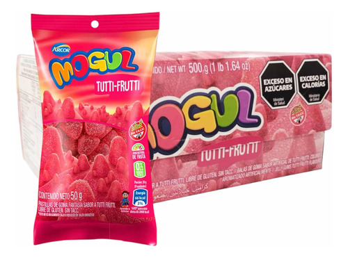 Oferta! Caja X10 Mogul Conito Tutti Frutti 50g Arcor S/ Tacc