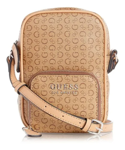 Bolsa Guess Factory Estilo Satchel en Color Negro Multi Modelo Sv884507-Bml