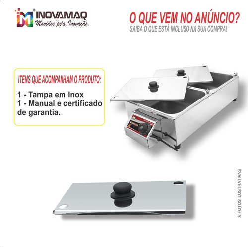Imagem 7 de 7 de Derretedeira Rechaud Multiuso Cm-10l/2 - 127v - Inovamaq