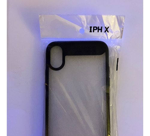Protector Transparente Con Bumper Para iPhone X