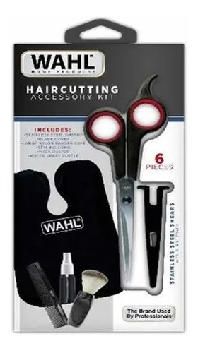 Kit Corte Wahl Capa-tijeras Haircutting Accesory 6 Pzs