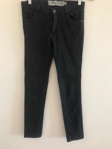 Jeans Niño Negro Chupin  Talle 14 Marca Four Línea