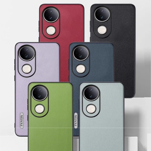 Funda For Vivo V50e Pro Lite Cuero Liso Magnético