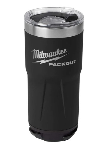 Termo De 590ml (20 Oz) Negro Packout Milwaukee 48-22-8392b