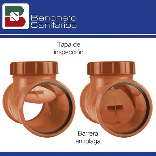 Imagen 2 de 5 de Valvula Antiplaga Pluvial Cloacal Awaduct 110mm P