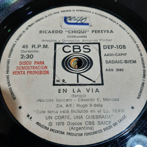 Simple Ricardo Chiqui Pereyra Cbs D C1