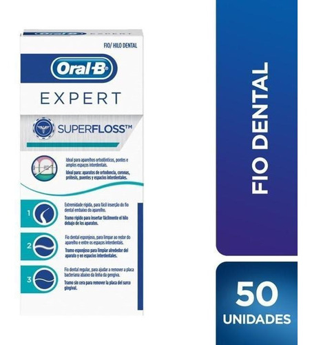 Fio dental Superfloss 50 un